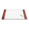 Dacasso Rustic Brown Leather Desk Pad w/ 2022 Calendar Insert, 34 x 20 PR-3250 - alternate 1